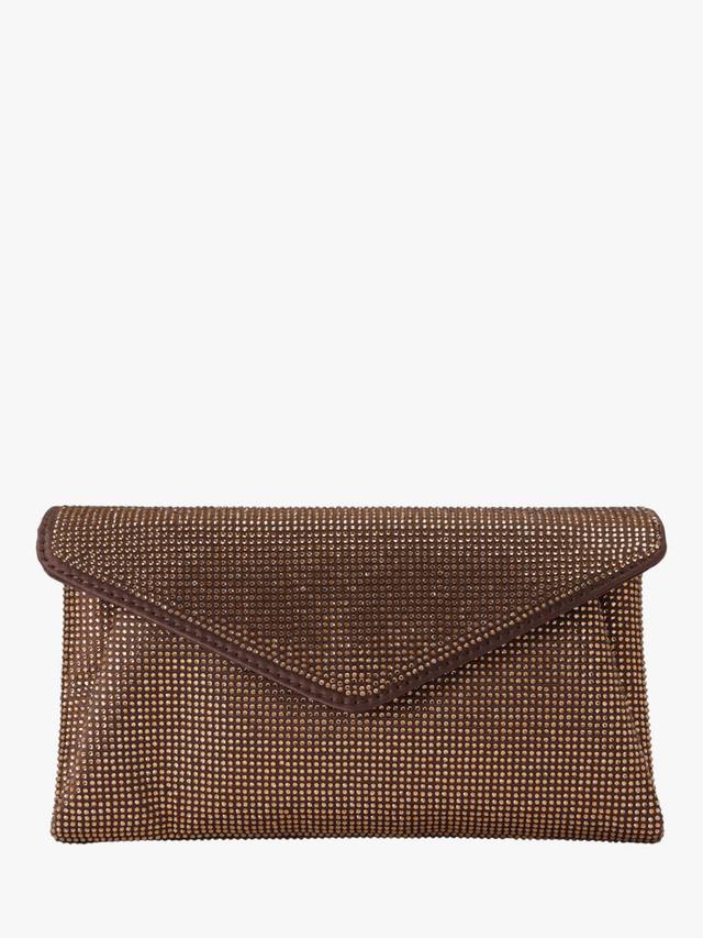 

Клатч Stargaze с декоративными элементами и клапаном-конвертом Carvela, Brown
