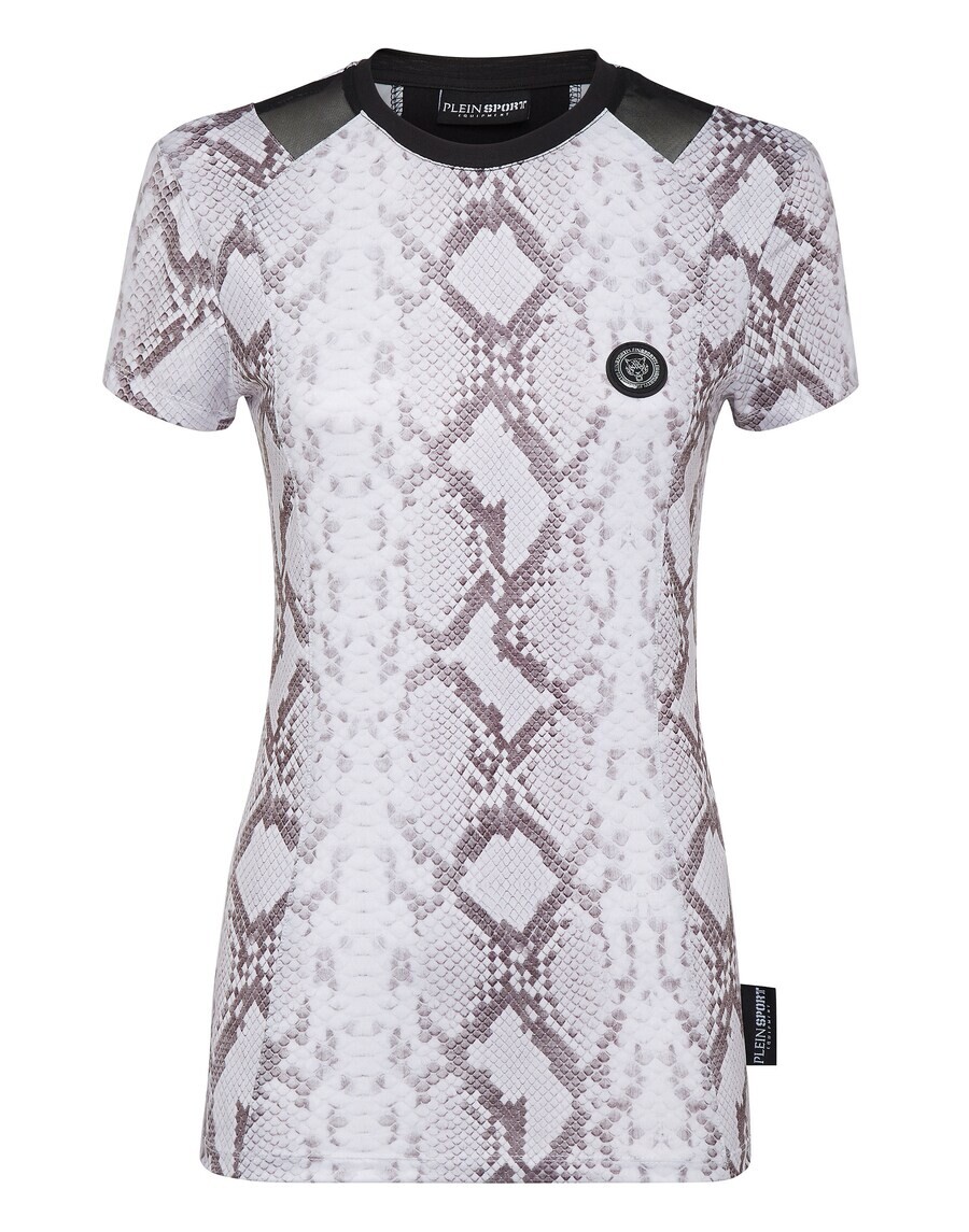 

Топ Plein Sport Shirt Python, серый