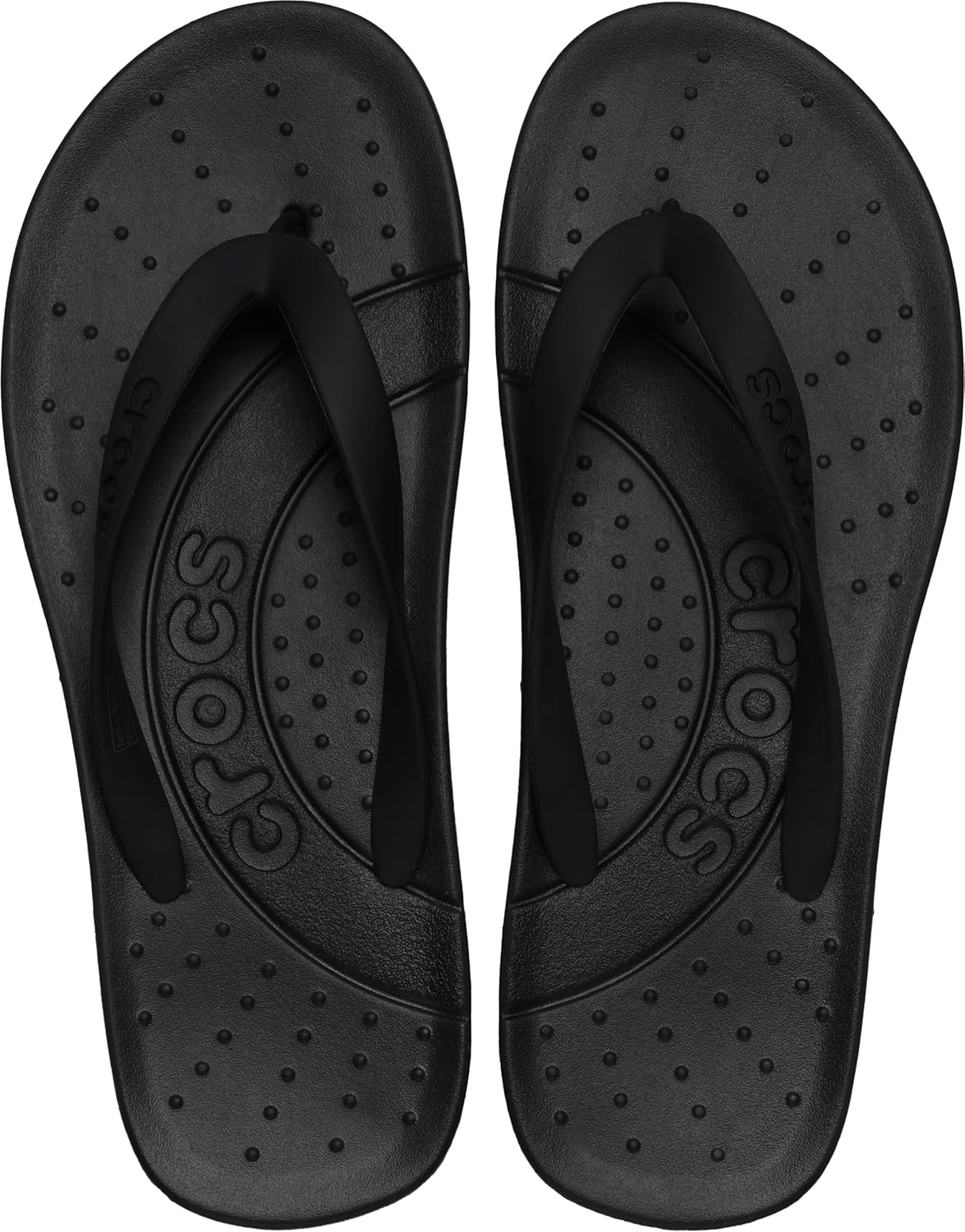 Взрослые вьетнамки Crocs унисекс, черный — фото 3