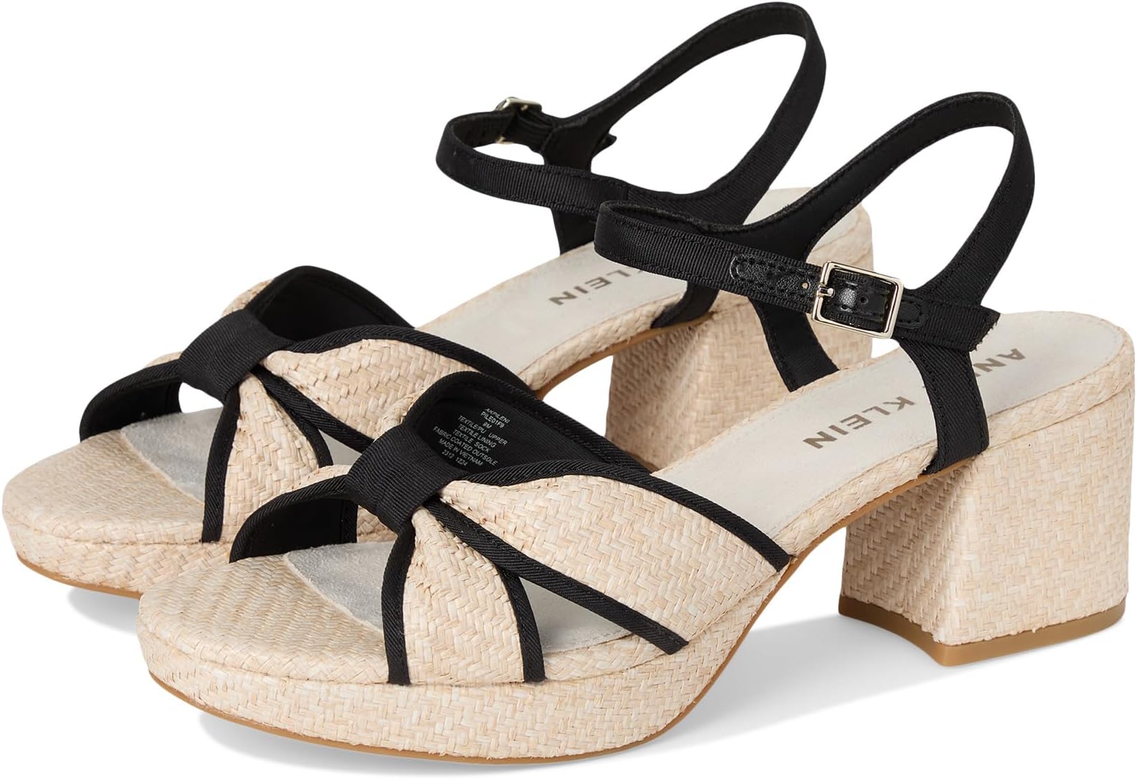 Сандалии Anne Klein Pileni, цвет White/Black
