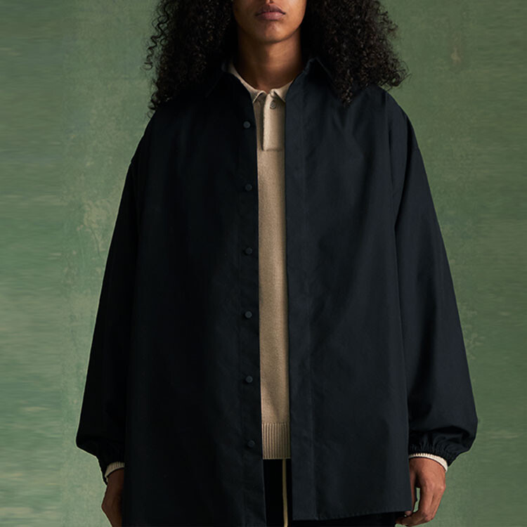 Мужская рубашка серии Cloud FW23, черная Fear Of God Essentials, черный — фото 4