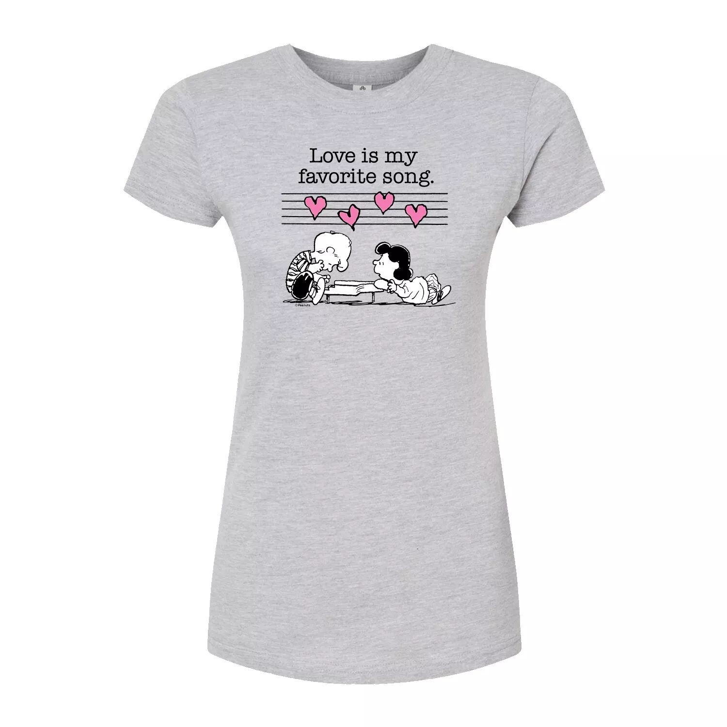 

Футболка с рисунком «Love Is My Favorite Song» для детей Peanuts Licensed Character