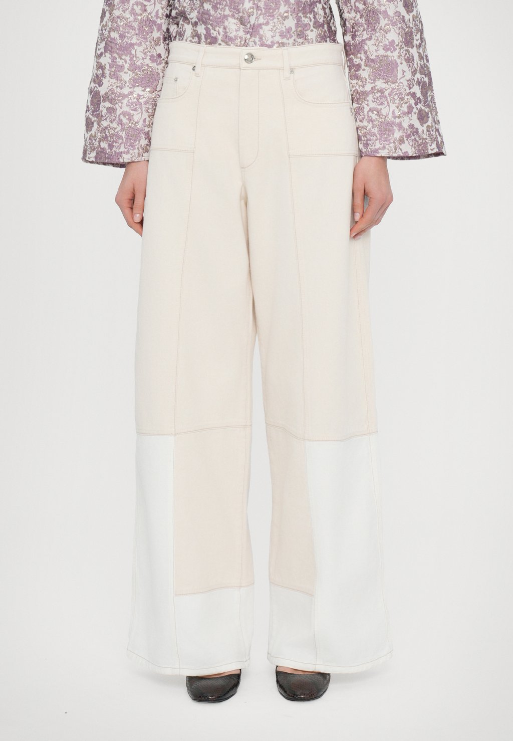

Свободные джинсы ETUANIA Sportmax, кремовый