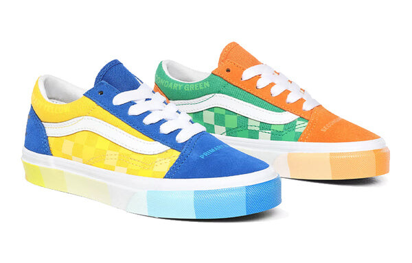 Кроссовки moma x old skool 'color wheel' Vans, мультиколор — фото 3
