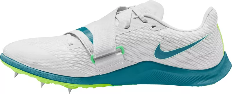 Легкоатлетические кроссовки Nike Zoom Rival Jump, белый/зеленый — фото 4