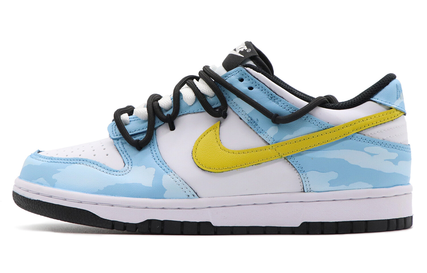 

Кроссовки Nike Dunk Skateboard Shoes Men Low-Top Blue White/Yellow
