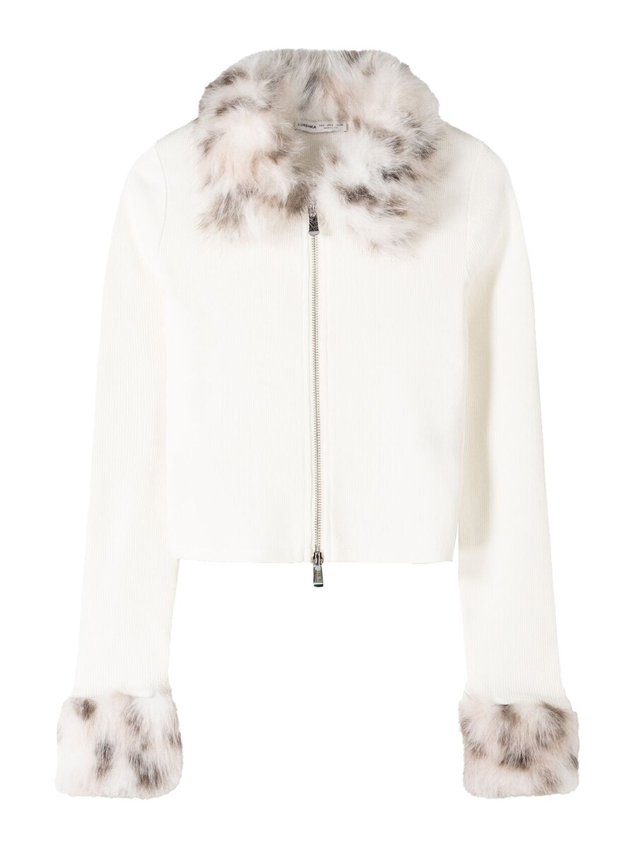 

Вязаный кардиган Bershka, цвет Ivory