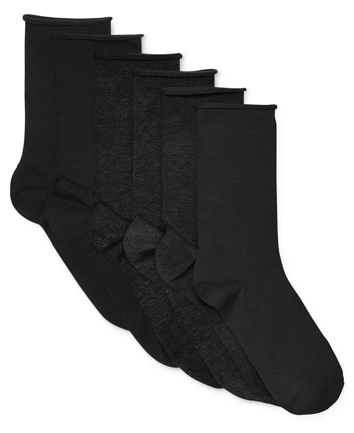 

Женские носки-гольфы Roll-Top, 6 пар Lauren Ralph Lauren, красный