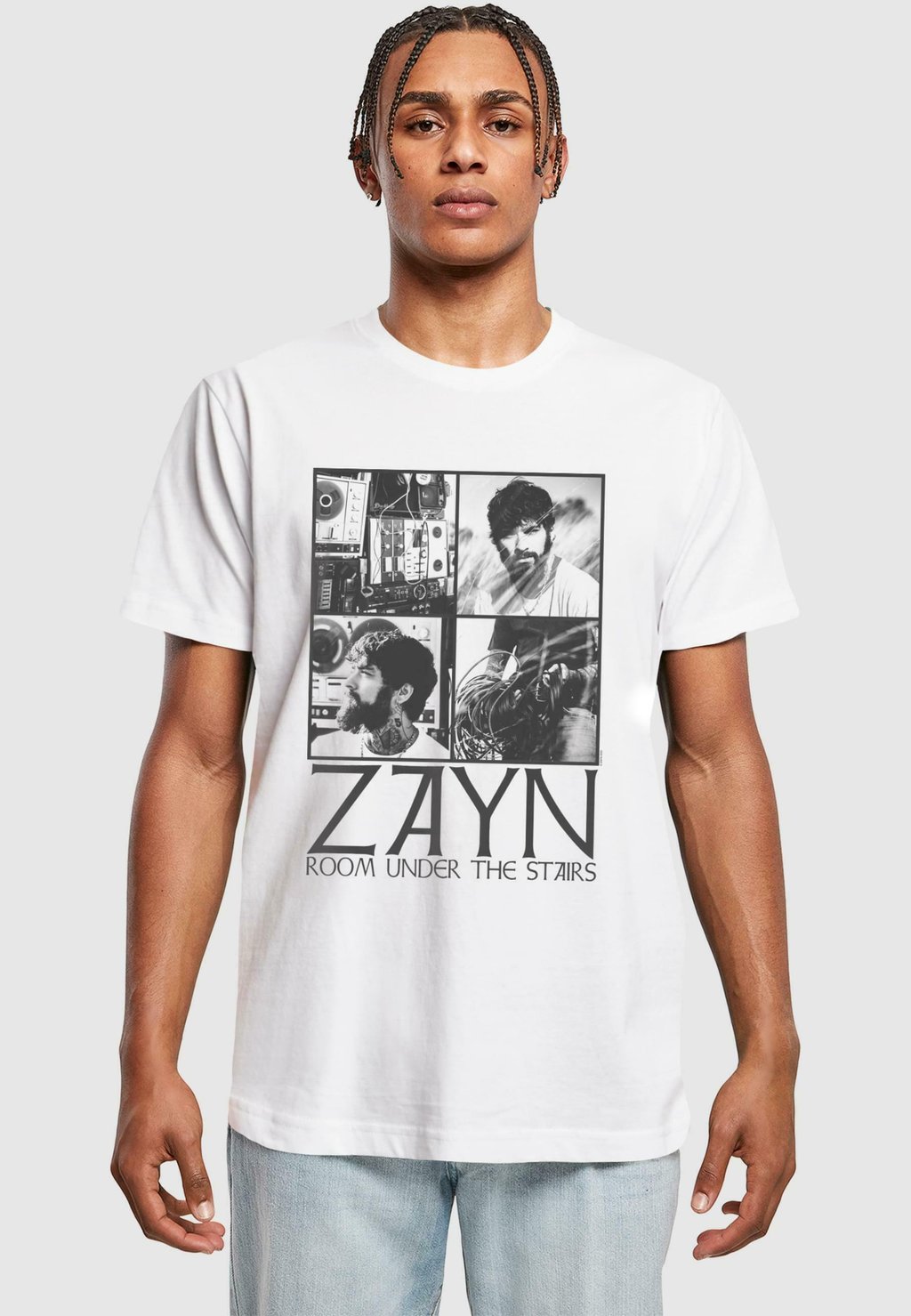 

Футболка с принтом ZAYN - QUAD COLLAGE Merchcode, белый