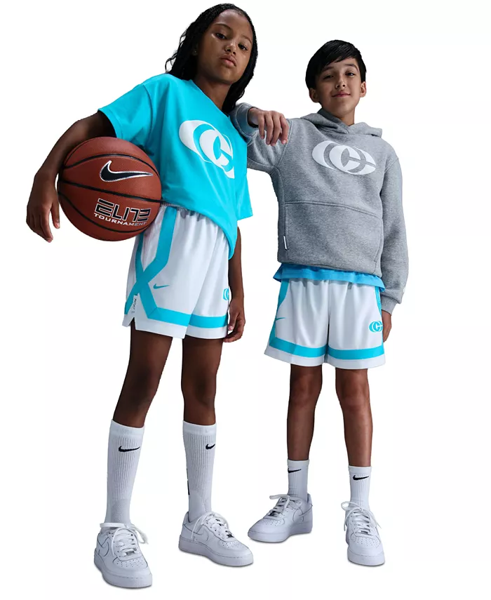 

Детские шорты Caitlin Clark Crossover Nike, белый