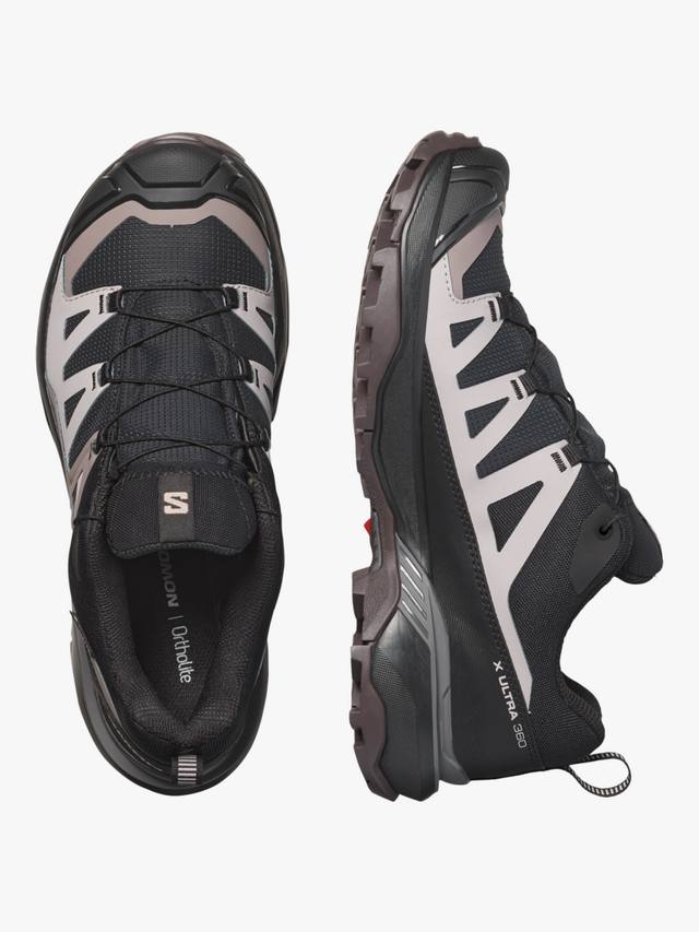 Женские треккинговые кроссовки Salomon x ultra 360 gore-tex текстильные, черный — фото 2