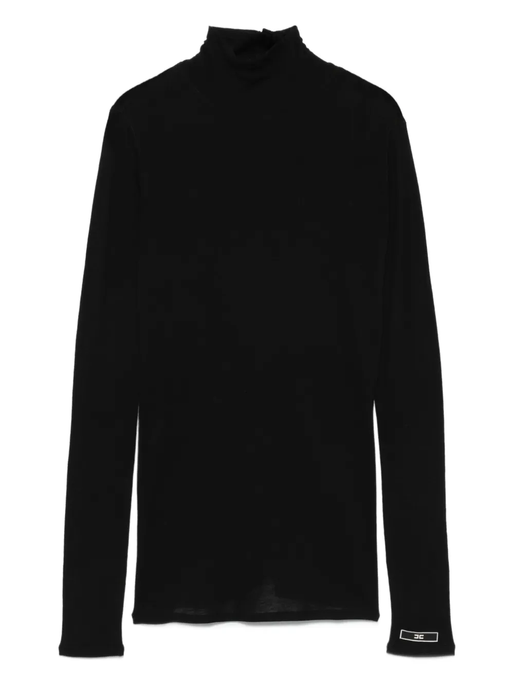 

Топ с длинными рукавами Elisabetta Franchi, черный