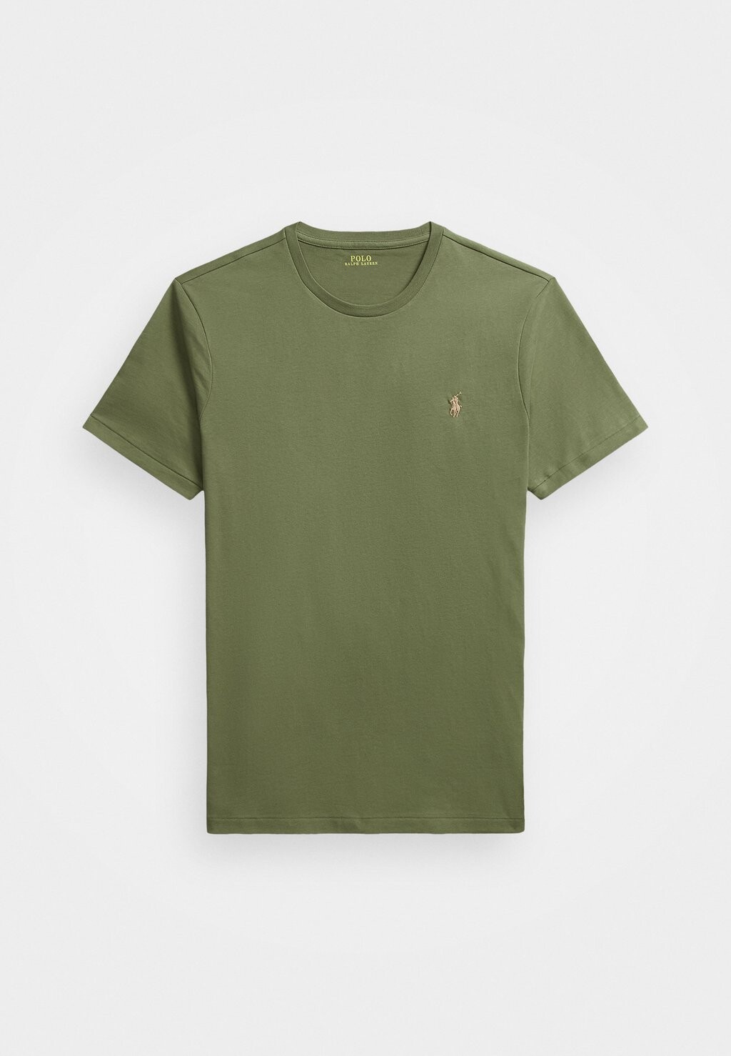

Базовая футболка CUSTOM SLIM FIT JERSEY CREWNECK T-SHIRT Ralph Lauren, оливково-зеленый