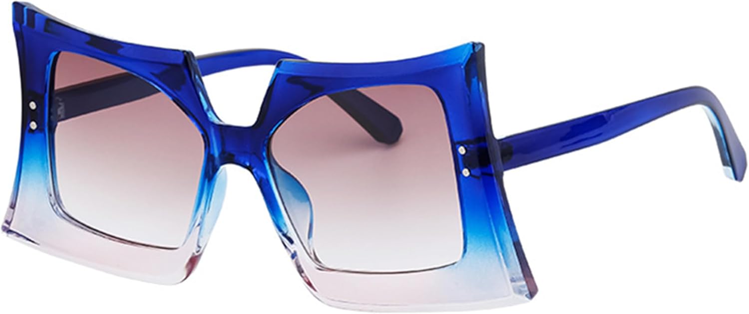 

bullabulling Сексуальные солнцезащитные очки в стиле панк Y2k для женщин, 2025 год, роскошные винтажные солнцезащитные очки для женщин, ретро многоугольные очки, защита от УФ-излучения UV400, C5