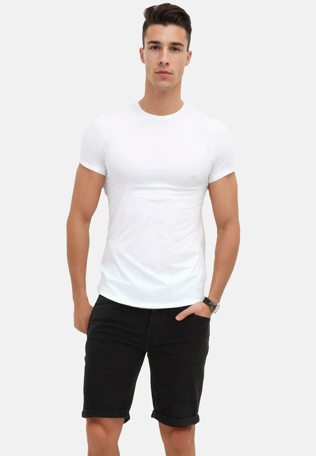 

Джинсовые шорты INDICODE JEANS, черный