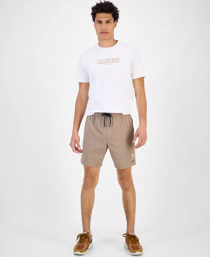 

Мужские однотонные плавки на шнурке GUESS, коричневый/бежевый