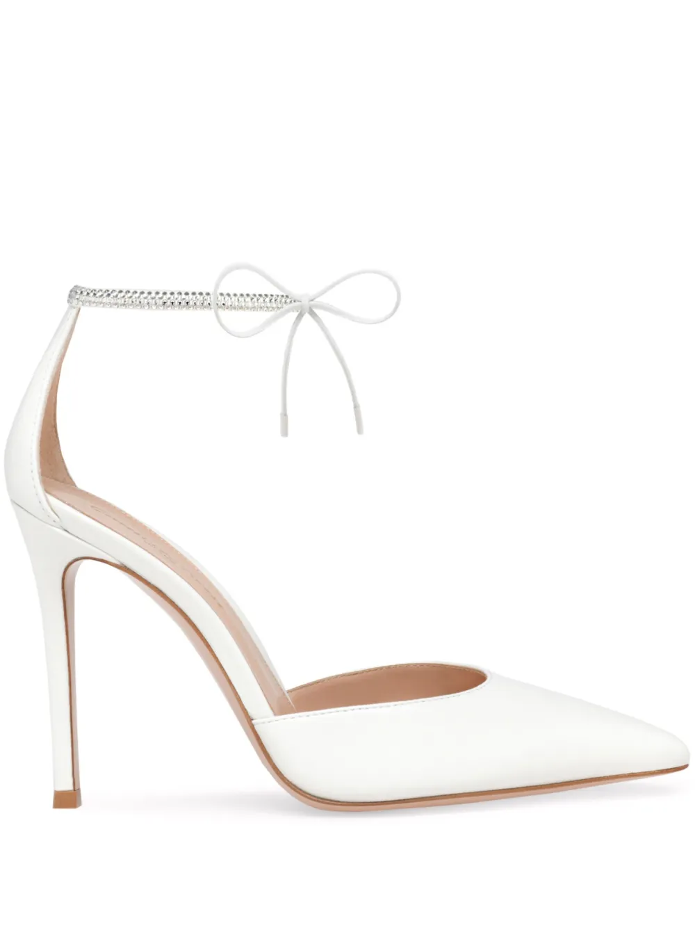 Туфли Montecarlo D'Orsay 105 Gianvito Rossi, белый