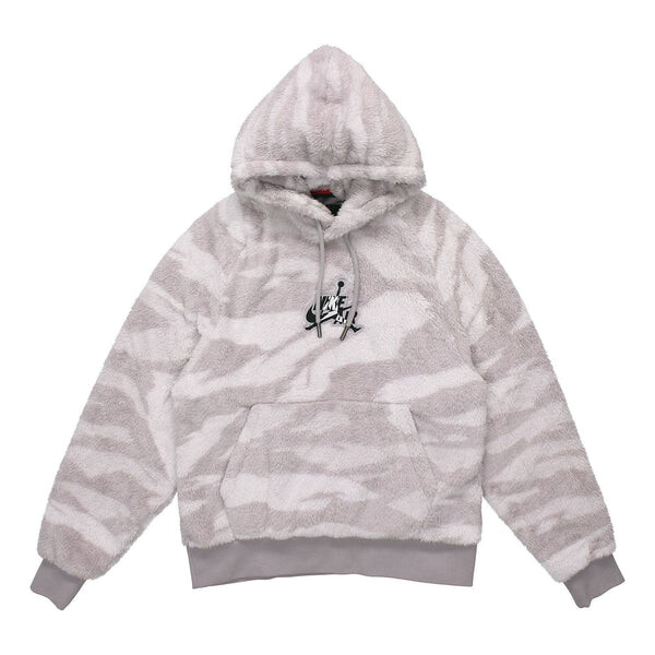 

Толстовка Men's Air Jordan Wings Plush Pullover White, белый