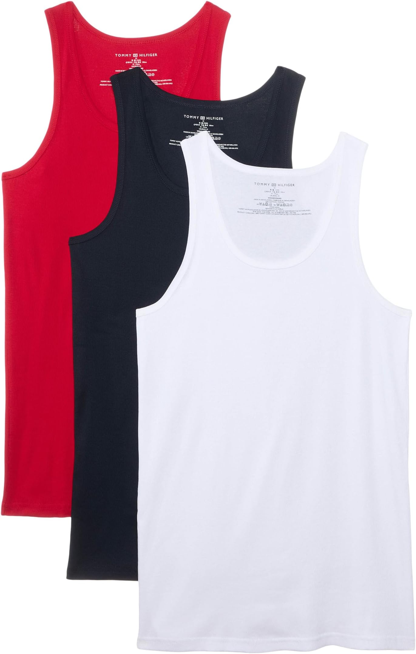 

Рубашка Tommy Hilfiger Cotton Classic 3-pack A-shirt, красный