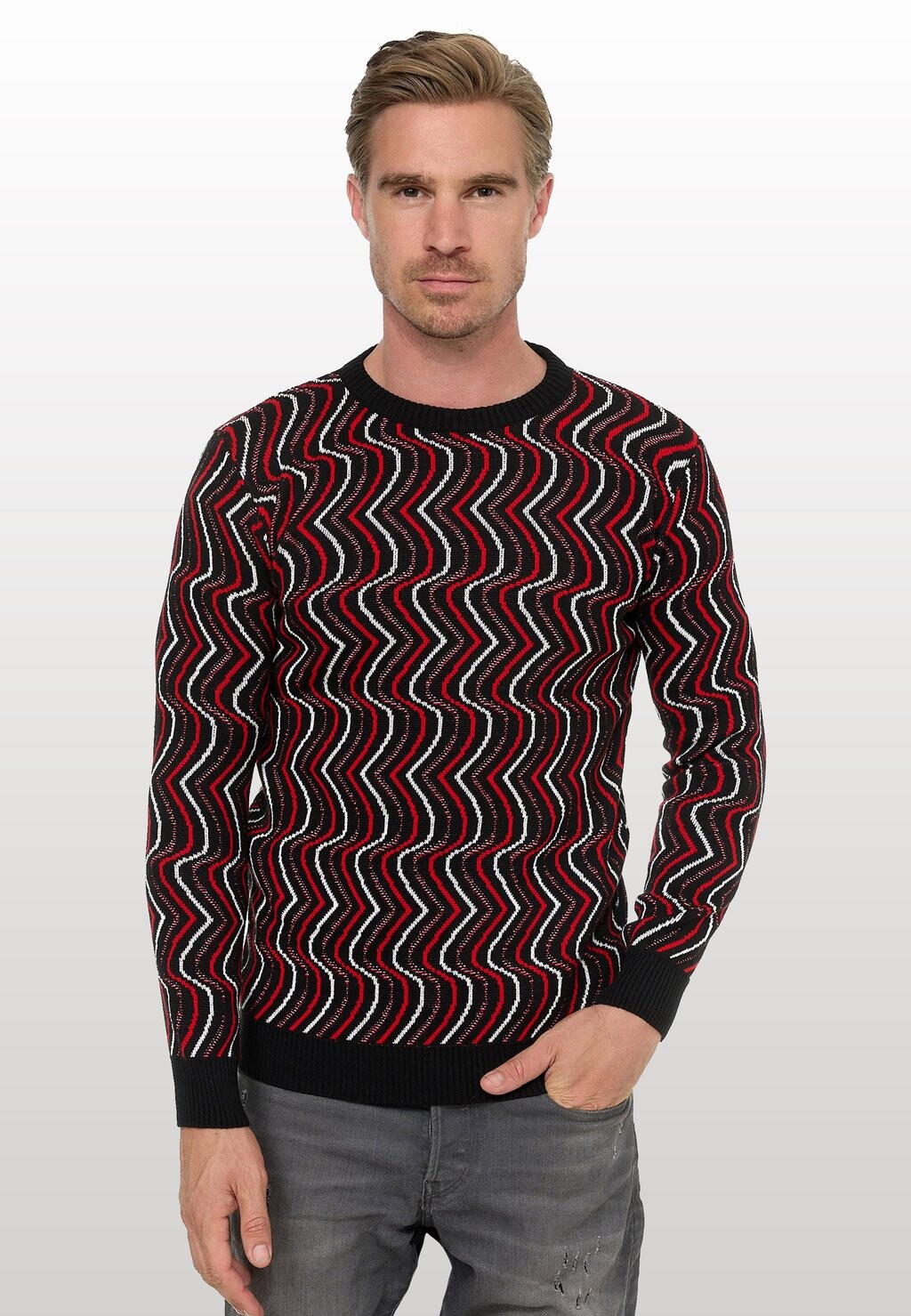 

Вязаный свитер PULLOVER Rusty Neal, цвет schwarz