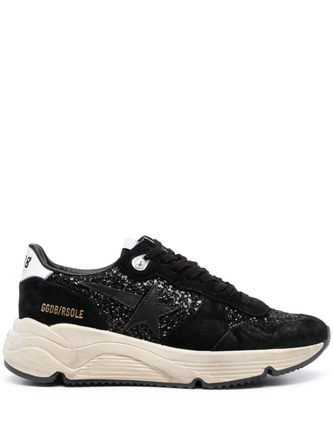 

Golden Goose кроссовки Running Sole на шнуровке, черный