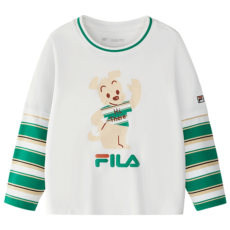 

Футболка YUANTIANZHI,LIANMINGKUAN Cloud для детей 3-7 лет FILA KIDS, белый