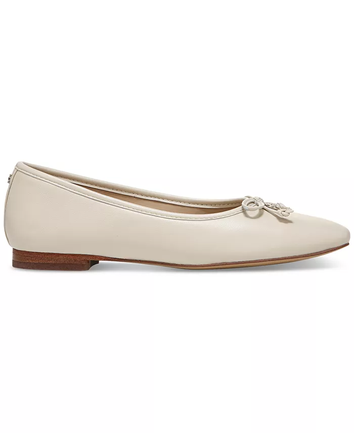 Женские балетки Meadow с квадратным носком и бантом Sam Edelman, белый — фото 2