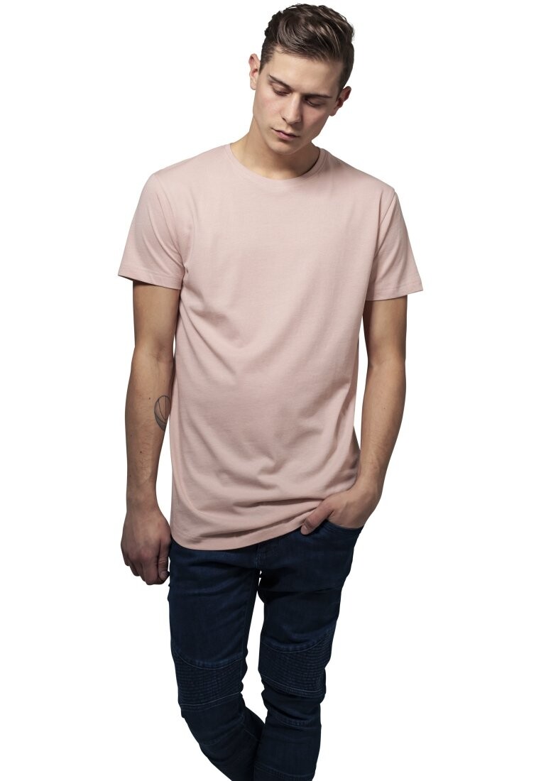 

Базовая футболка SHAPED LONG DO NOT USE Urban Classics, светло-розовый