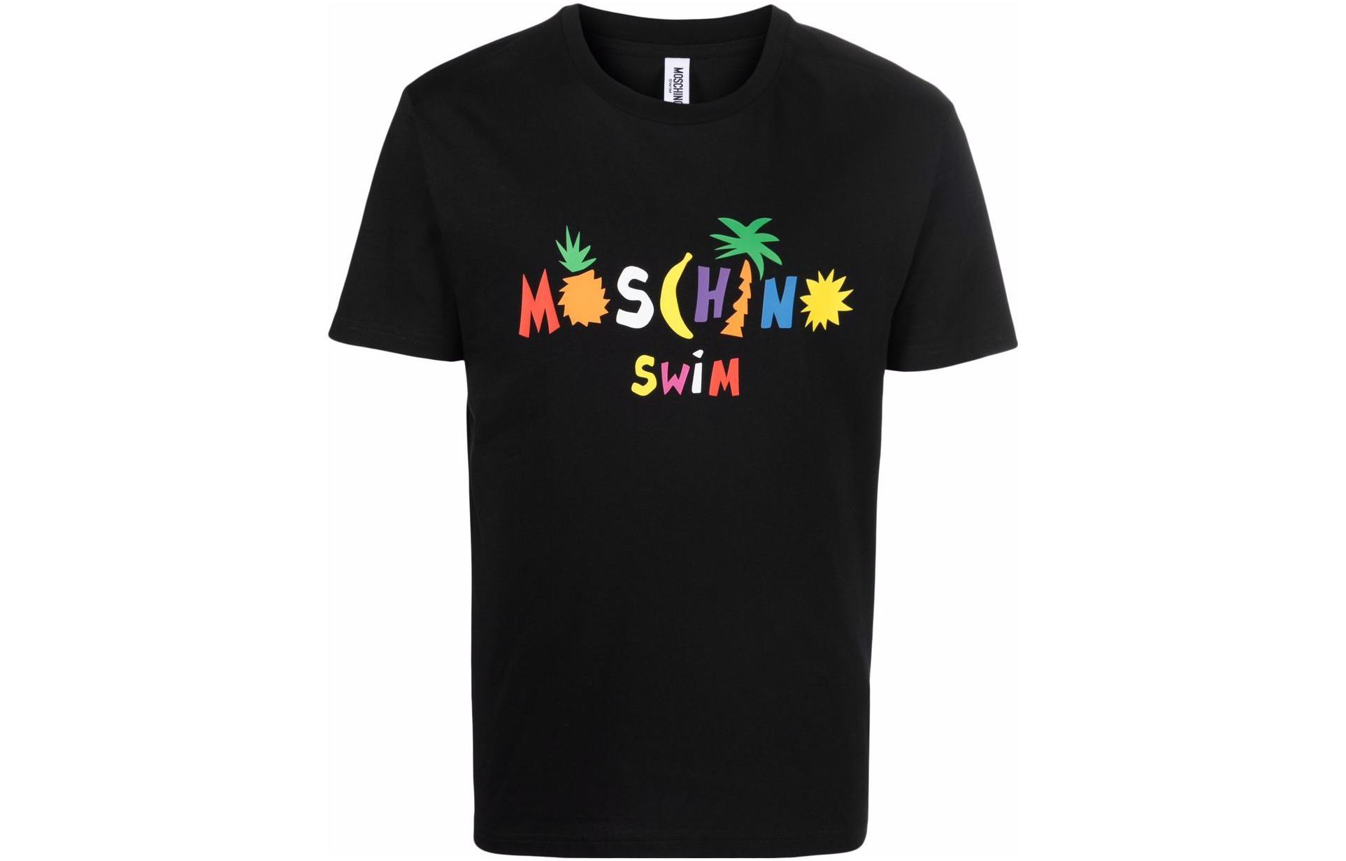 

Футболка мужская черная MOSCHINO