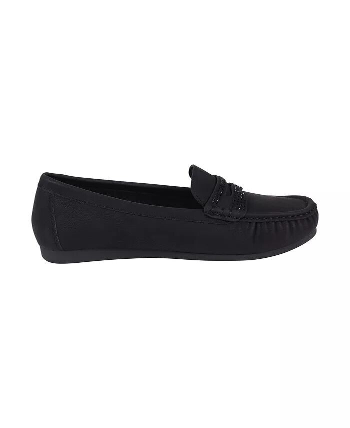 Женские мокасины для вождения с декором в виде орла GC Shoes, черный — фото 2