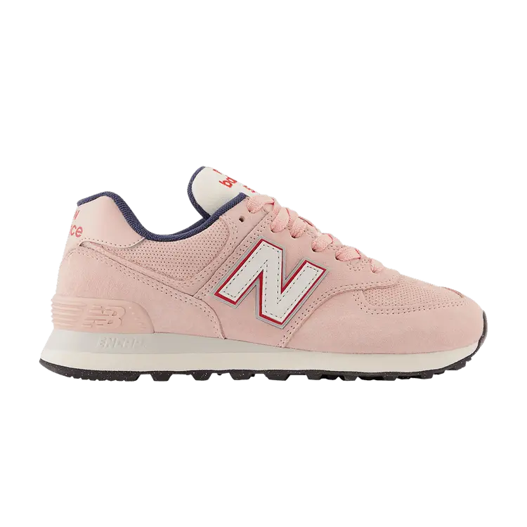 Кроссовки New Balance Wmns 574 'Pink Red Blue', розовый