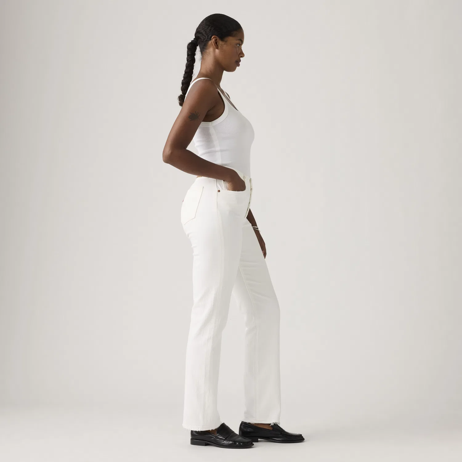 Женские джинсы 501 Curve Levi's, White — фото 4