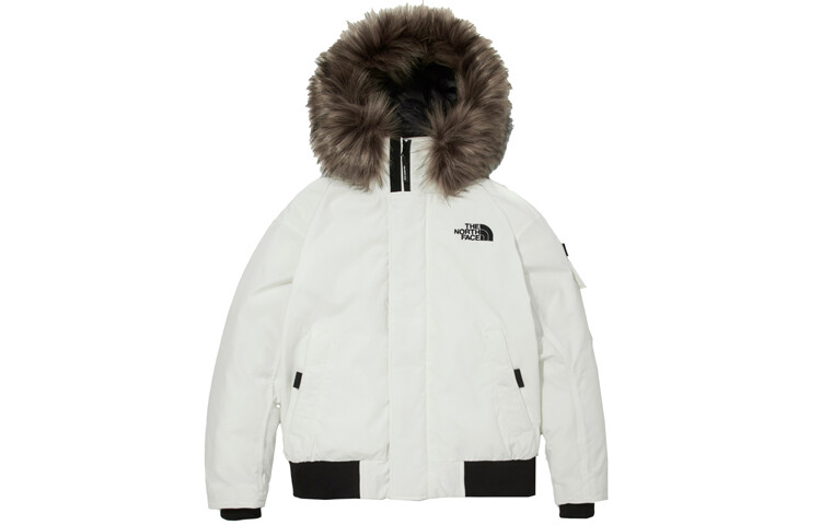 

Пуховик унисекс белый The North Face, белый