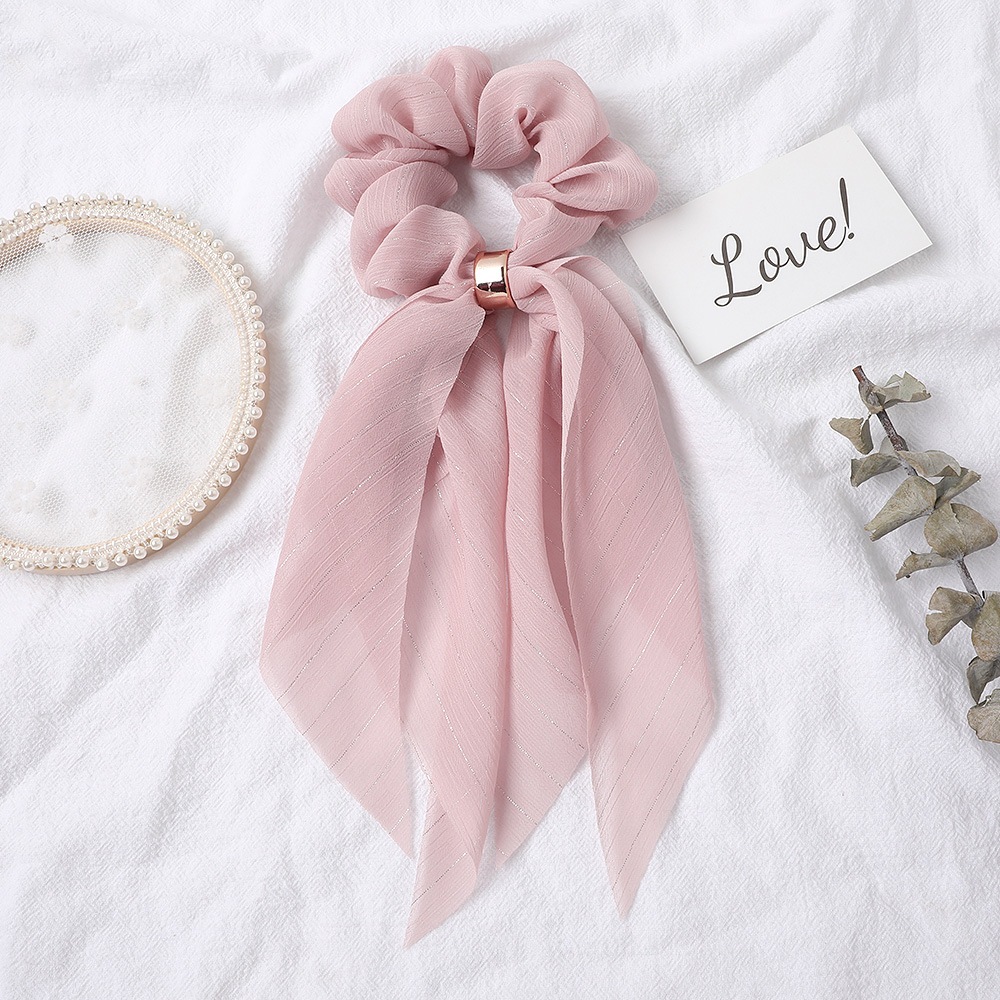 Резинка для волос vina scrunchie Soho, rosa, количество 1 шт. — фото 2