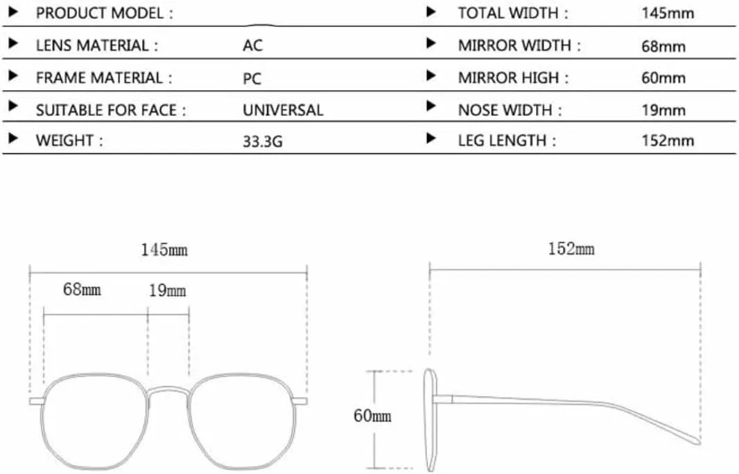 

Большие солнцезащитные очки для мужчин, винтажный стиль, однотонные, женские ретро-очки, модные, защитные очки от УФ-излучения UV400 VVTWSSW, Leopard Tea