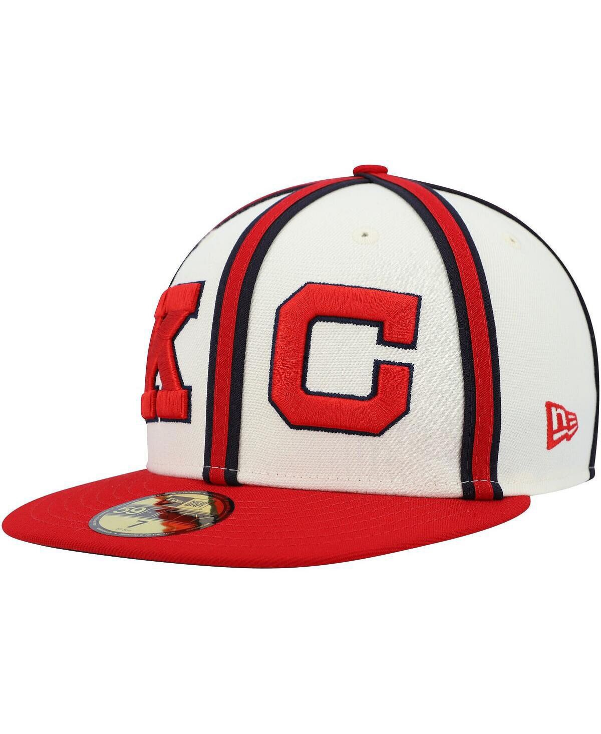 

Мужская кремово-красная шляпа Kansas City Monarchs Cooperstown Collection Turn Back The Clock 59FIFTY. New Era