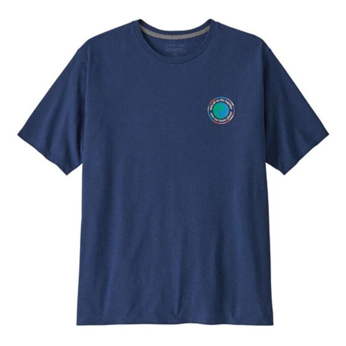 

Мужская футболка Patagonia Unity Fitz Responsibili-Tee - цвет Clement Blue