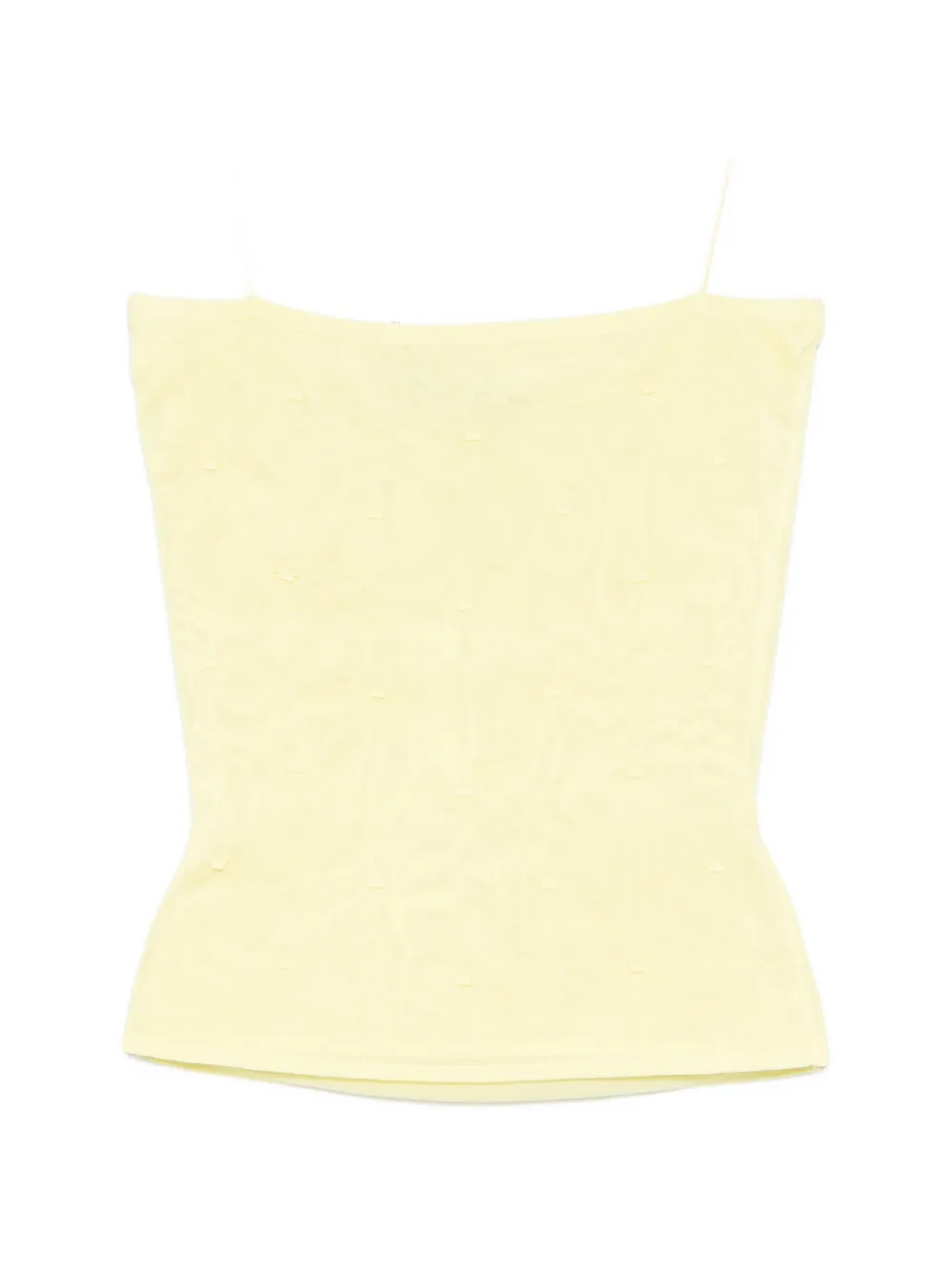 

Блузка с узором в стиле пламэти (точечный рисунок) Jacquemus, желтый