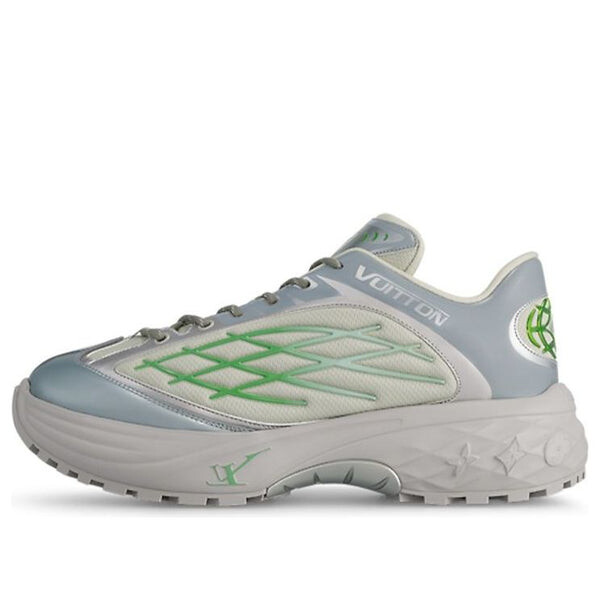 

Кроссовки lv discovery lace up sneakers 'grey green' Louis Vuitton, серый
