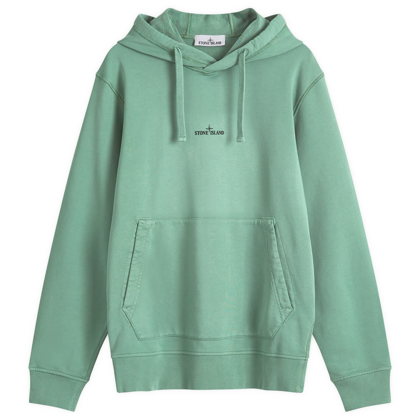 

Худи Stone Island Badge Back Print Hoodie, цвет Sage