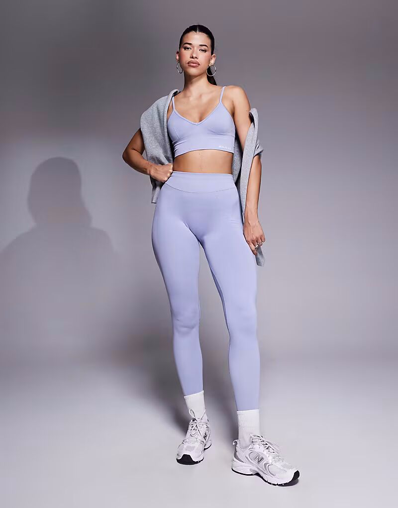 

Леггинсы Bo+Tee Define Luxe с высокой талией в синем цвете