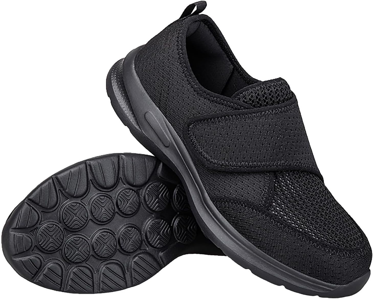 

Женские ортопедические кроссовки Canbebig Comfort Wear, обувь для прогулок, носки кроссовки с подошвой, предотвращающей скольжение, широкие носки, рабочая обувь с платформой, удобная, дышащая, с поддержкой свода стопы, черный