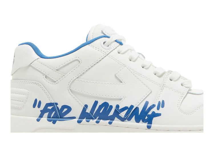 Кроссовки Off-White Off-White Out of Office Low 'For Walking - White Blue', белый — фото 3