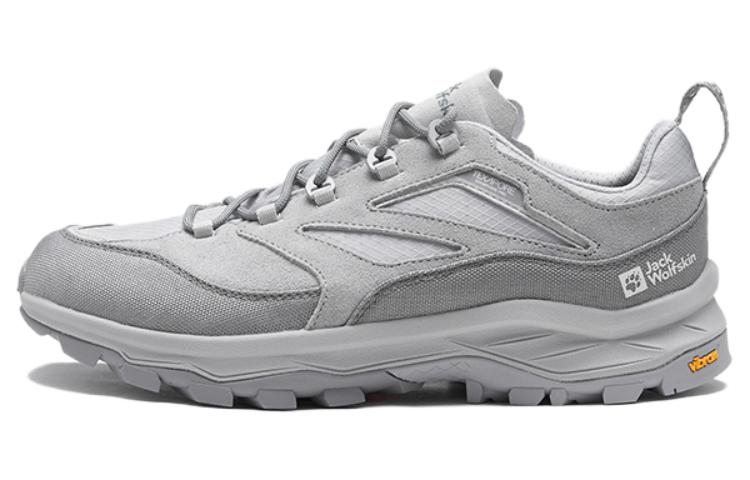 

JACK WOLFSKIN Амортизирующие износостойкие низкие треккинговые ботинки мужские серые/6301, цвет Gray/6301