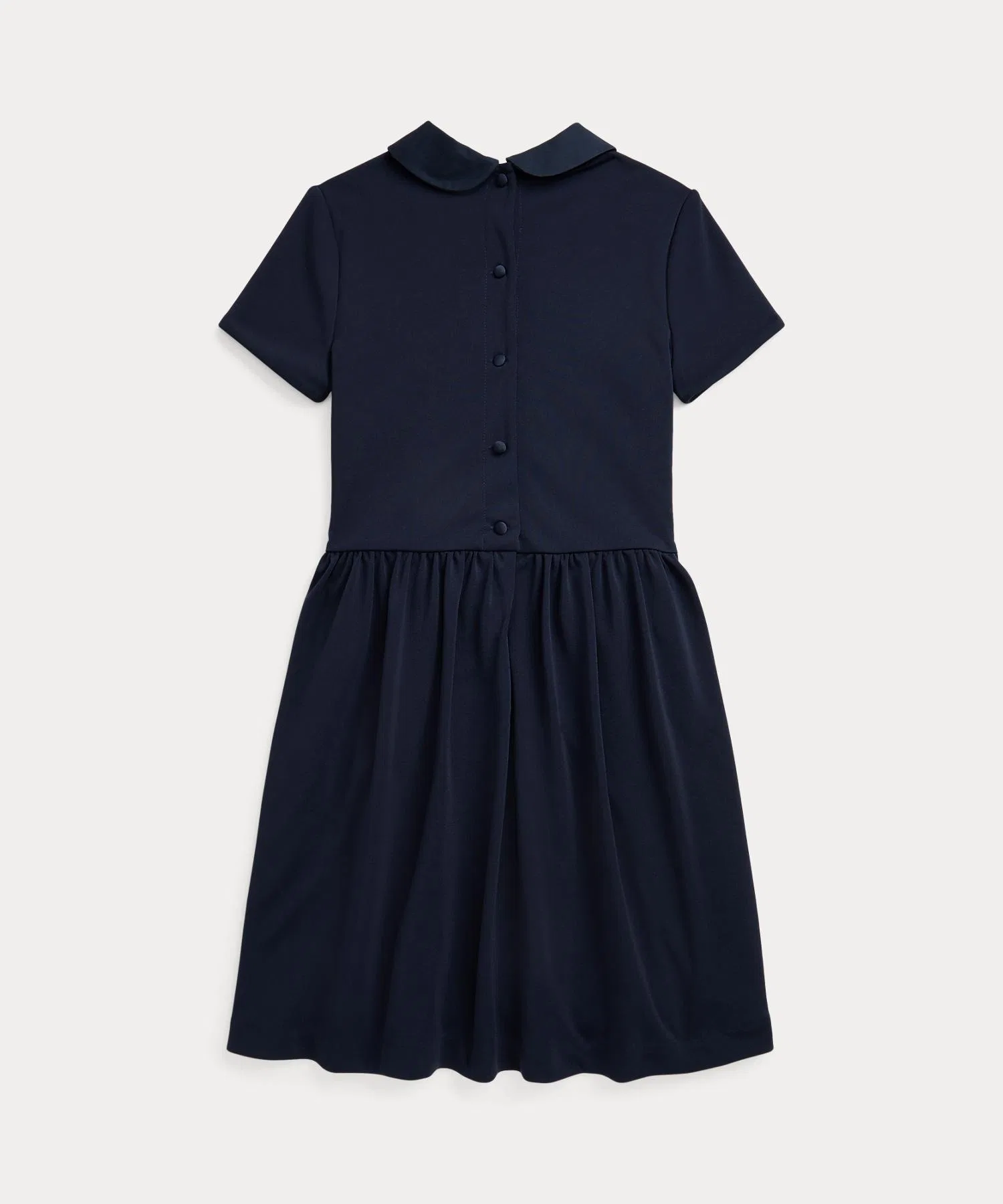 Детское платье POLO RALPH LAUREN CHILDRENSWEAR с коротким рукавом и воротником Питер Пэн — фото 2