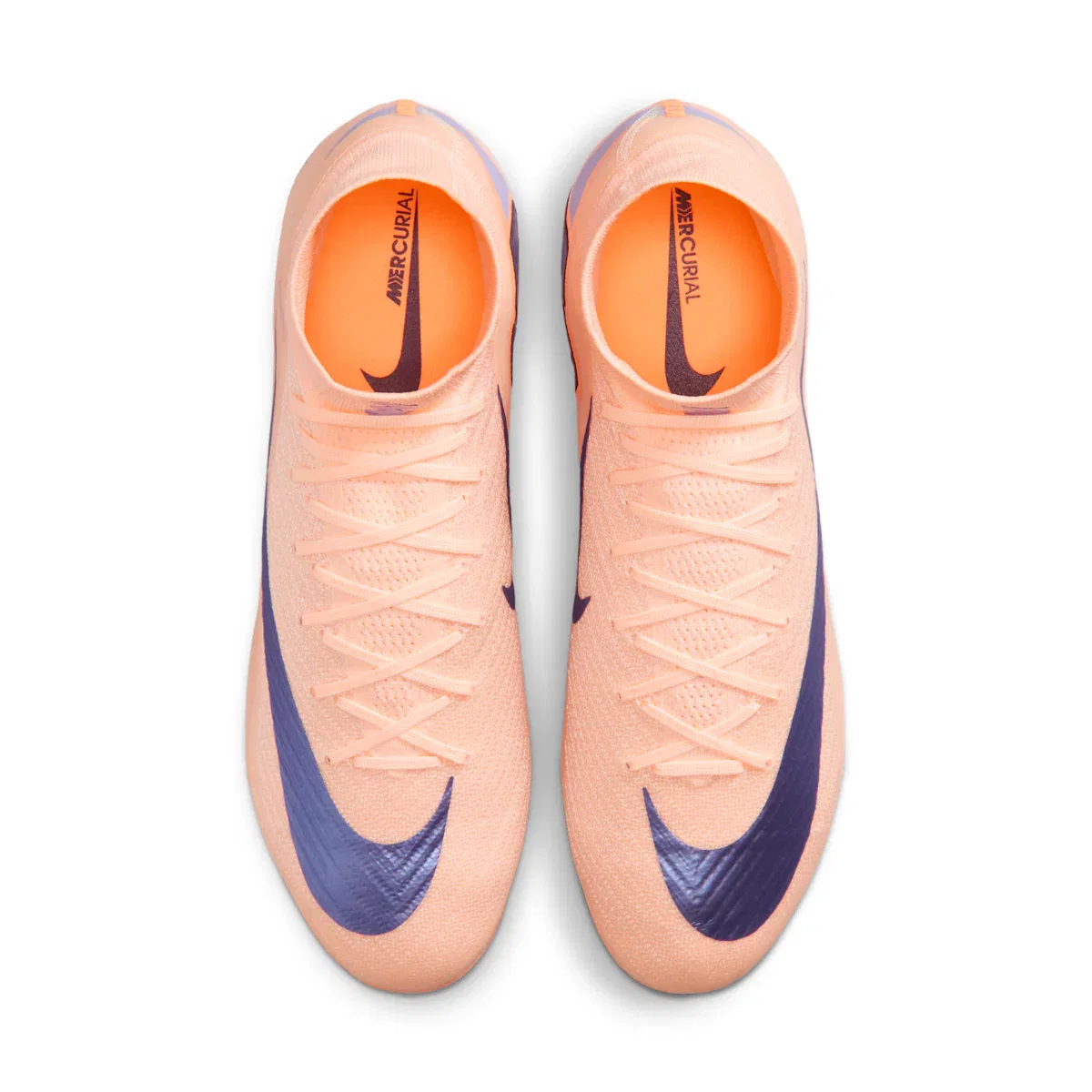 Мужские футбольные бутсы Mercurial Superfly 10 Elite LV8 для твердого грунта, высокие Nike, Orange — фото 4