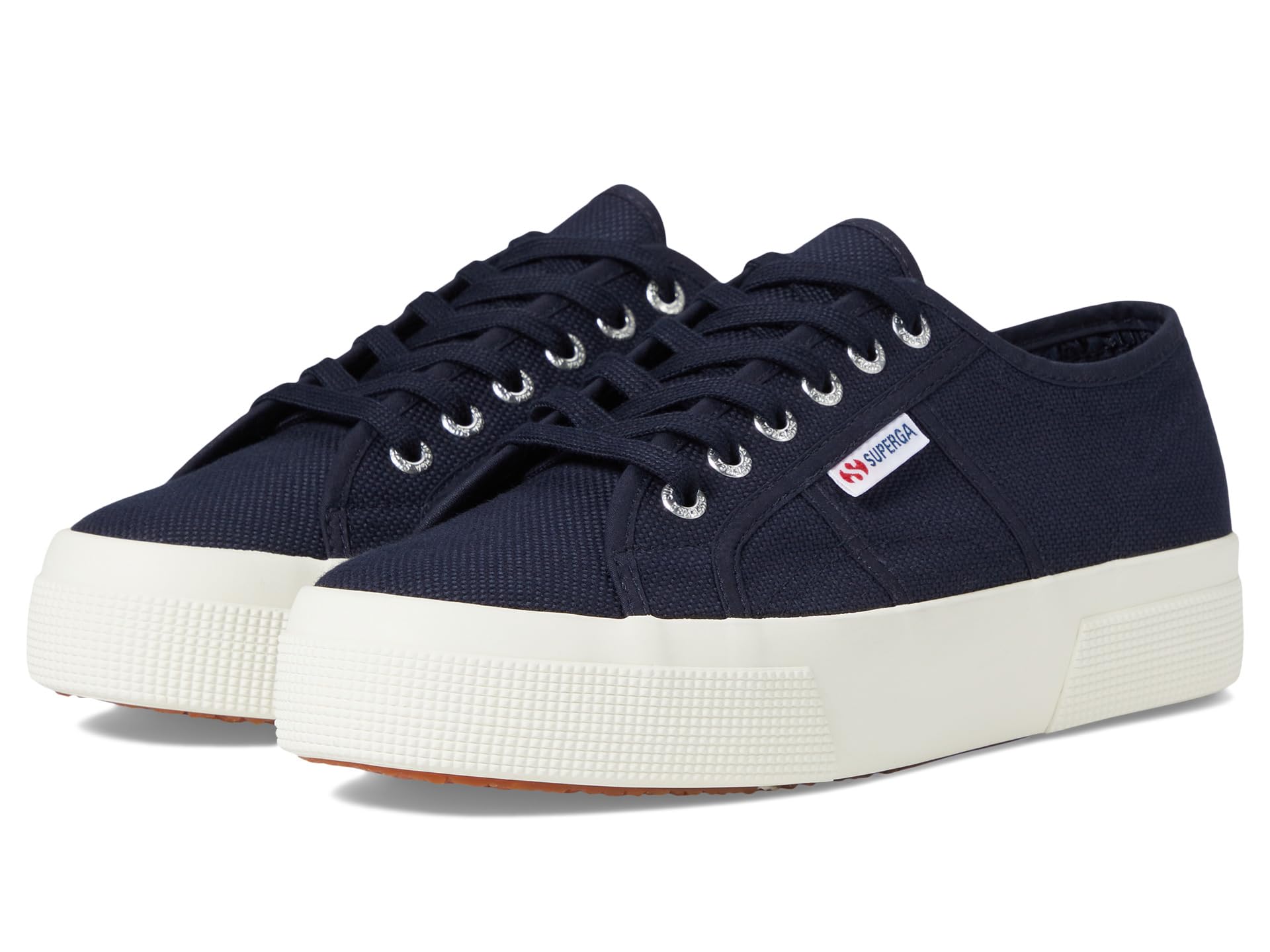 Кроссовки Superga 2740 Platform, Navy/Full Avorio — фото 4