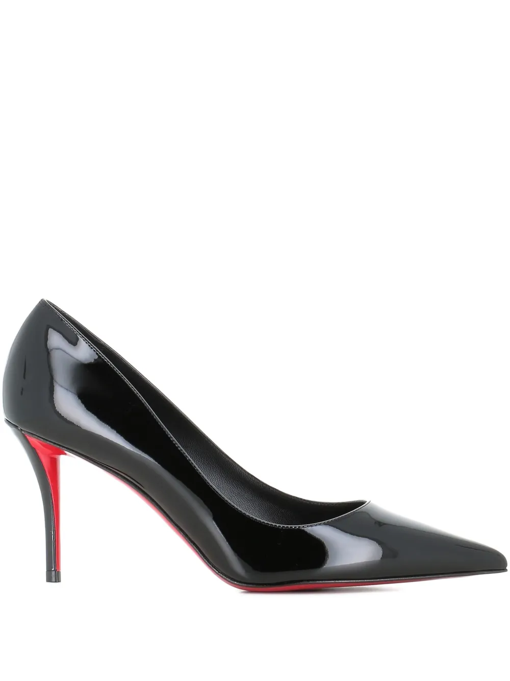 Лакированные туфли Miss Z 80 с заостренным носком Christian Louboutin, черный