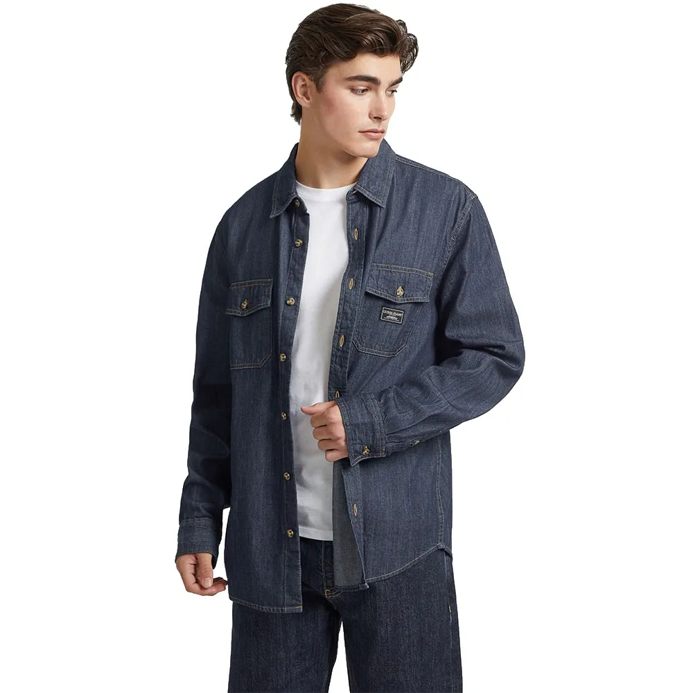 

Рубашка Guess Jeans Regular Denim, синий