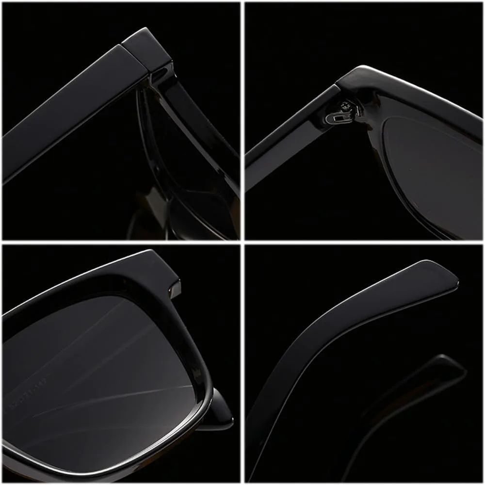 

Квадратные женские солнцезащитные очки, модные сине-зеленые оттенки, защита от ультрафиолета UV400; мужские солнцезащитные очки в стиле ретро-панк WNCKSQ, Black Gray